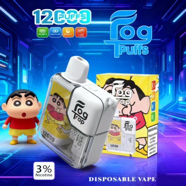 Fog Trap💗蠟筆小新x拉布布聯名款 拋棄式電子煙 12000口💗